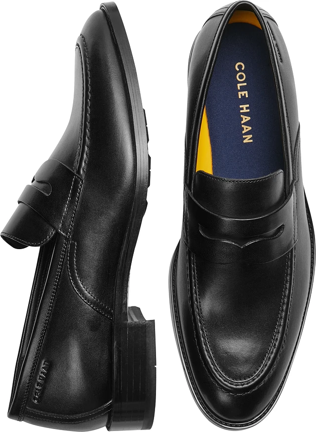 Cole haan fleming leather penny loafer online