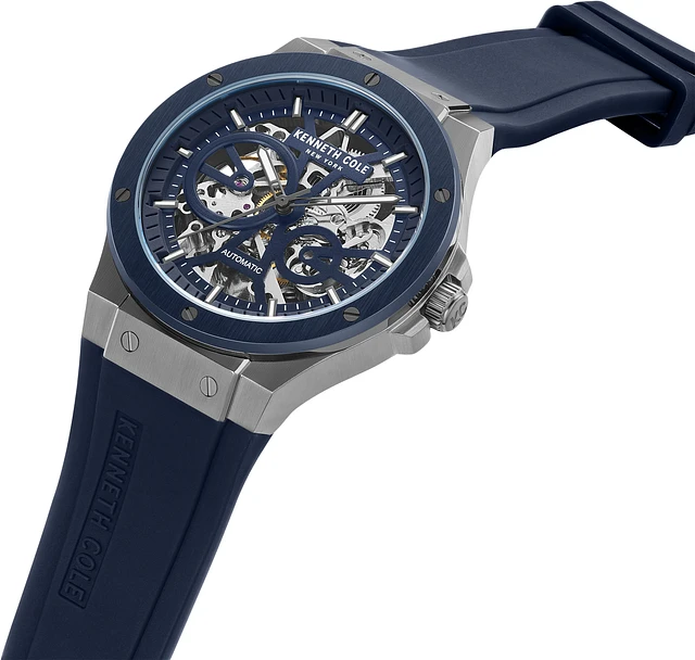 ケンケン Kenneth Cole Chronograph With Silicone Strap Watch at