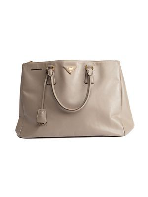 Prada Pre-loved Prada Women's Saffiano Double Zip Leather Bag