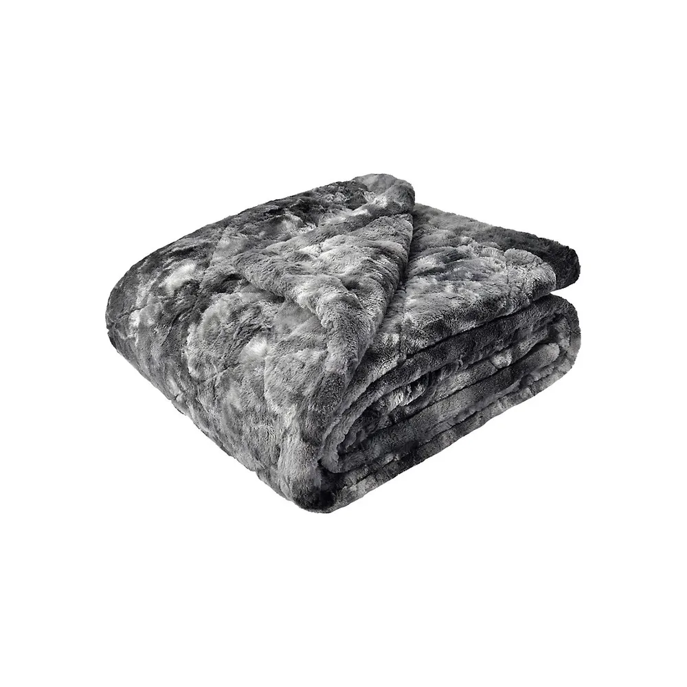 Hug Me Faux Fur 12 LB. Weighted Throw Niagara Pen Centre