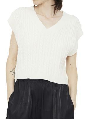 WILD PONY Olympia Lightweight Cropped Knit Top | Metropolis at