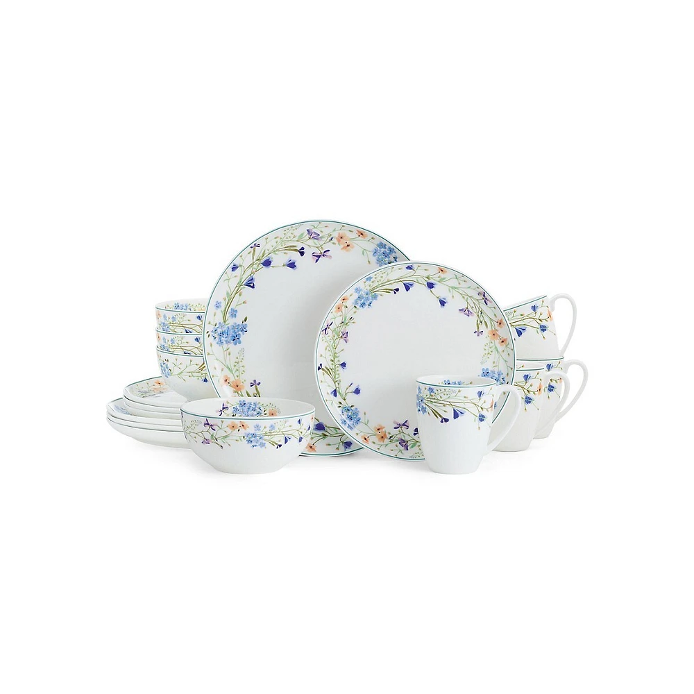 Mikasa Quinn 16Piece Bone China Dinnerware Set The Pen Centre