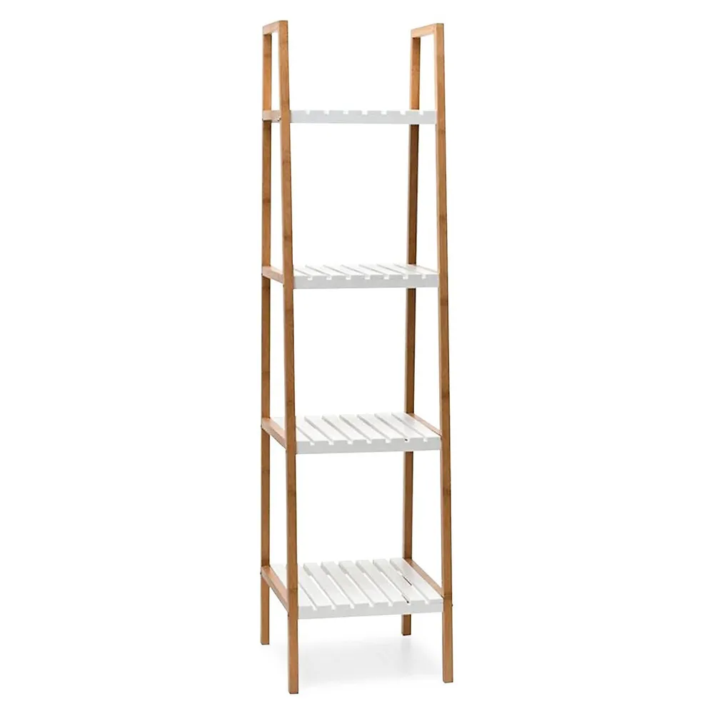 Anko Bamboo Frame 4Tier Shelf Niagara Pen Centre