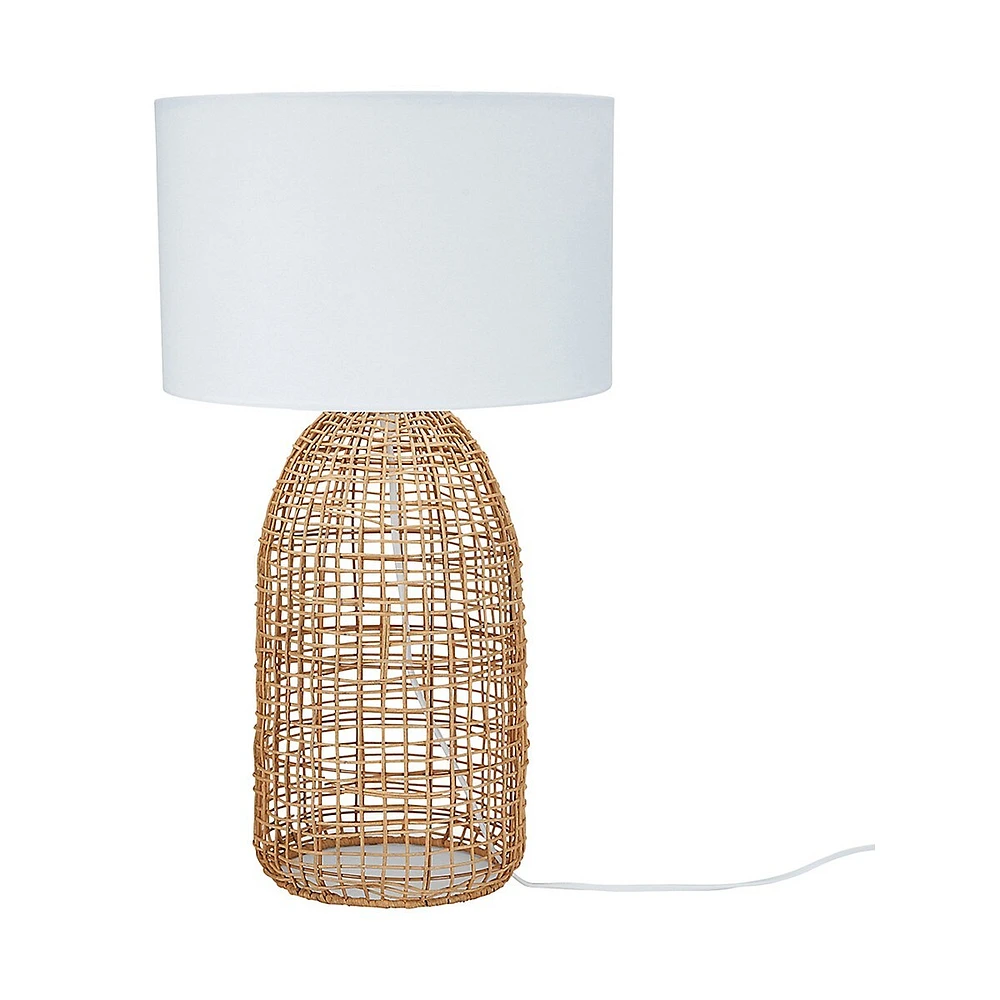 Anko Rattan Table Lamp The Pen Centre