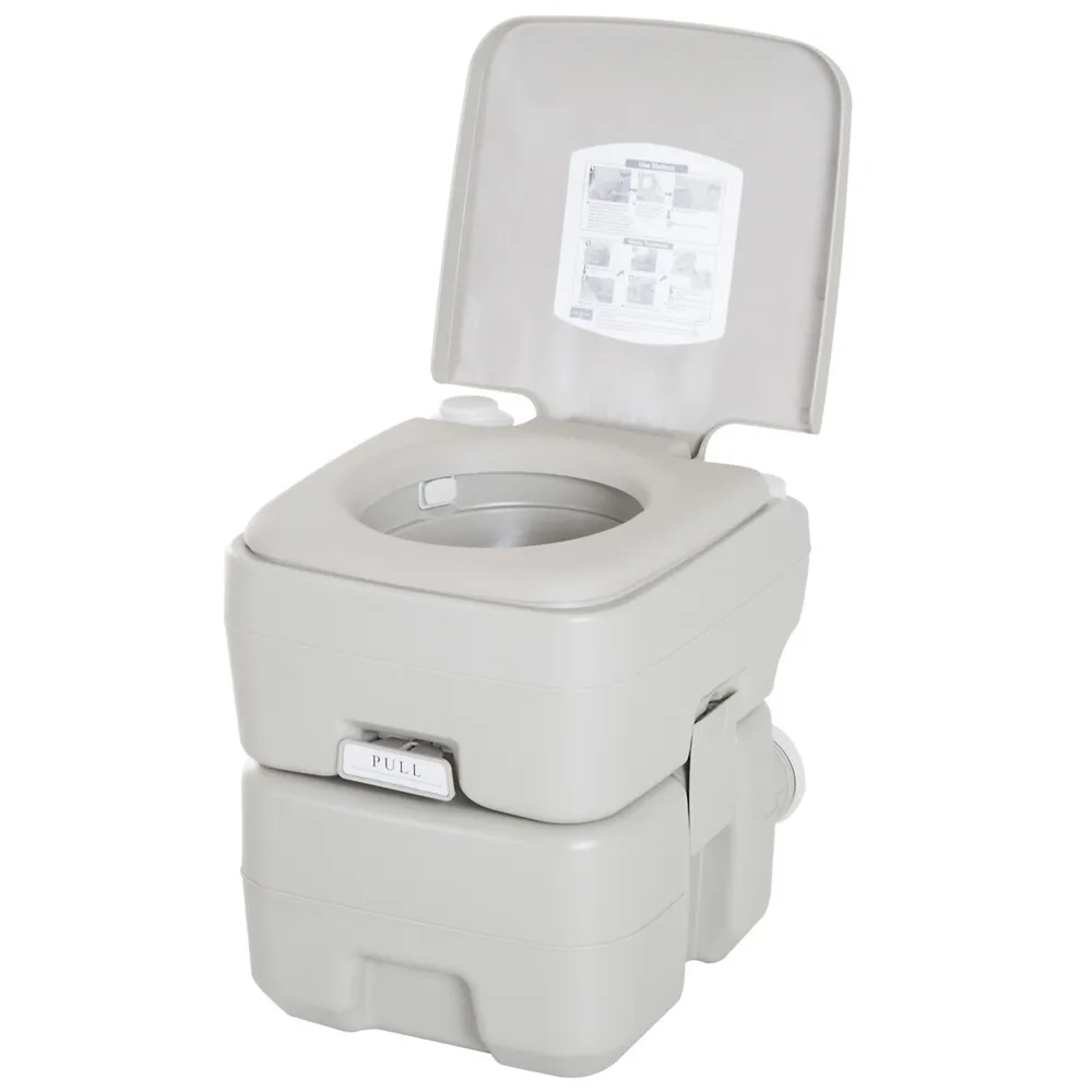 Kleankin Outdoor Portable Travel Toilet Flushable Tank | Niagara Pen Centre