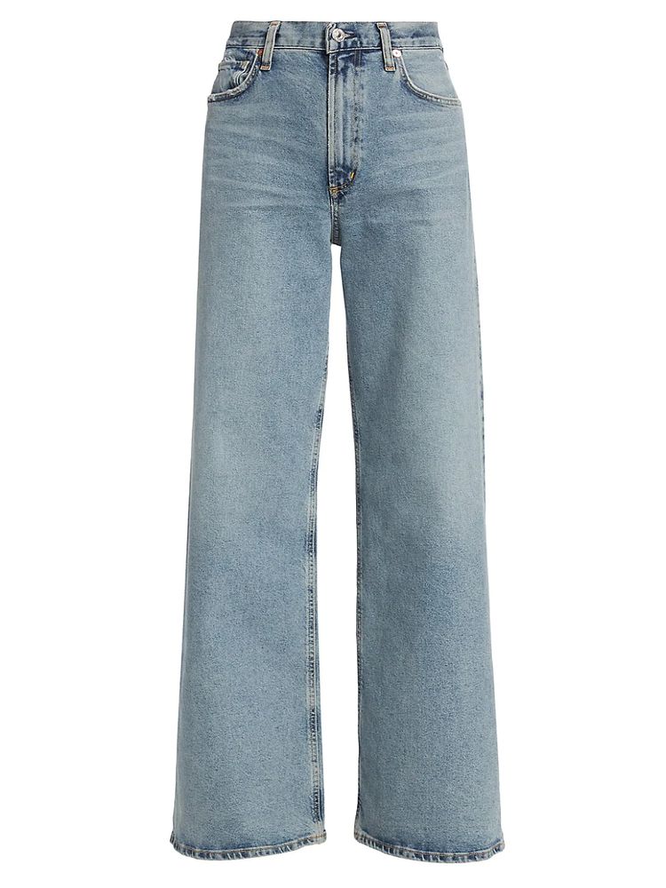 Citizens of Humanity Women's Paloma Baggy High-Rise Wide-Leg Jeans ...