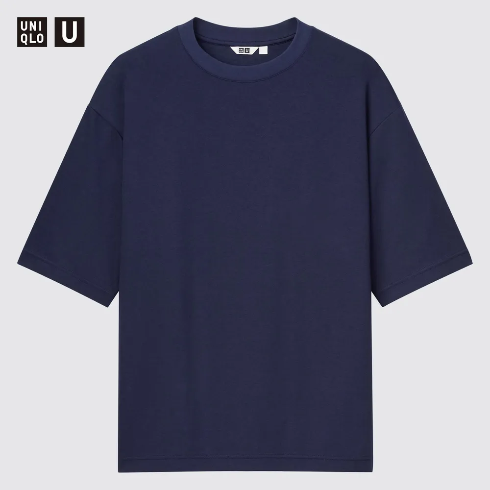 Crew neck 2025 shirt uniqlo