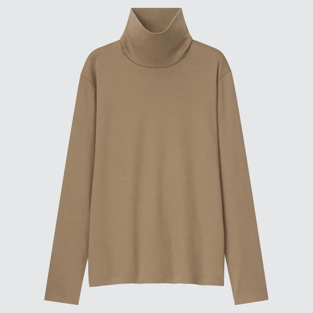 UNIQLO SMOOTH STRETCH COTTON TURTLENECK T-SHIRT | Yorkdale Mall