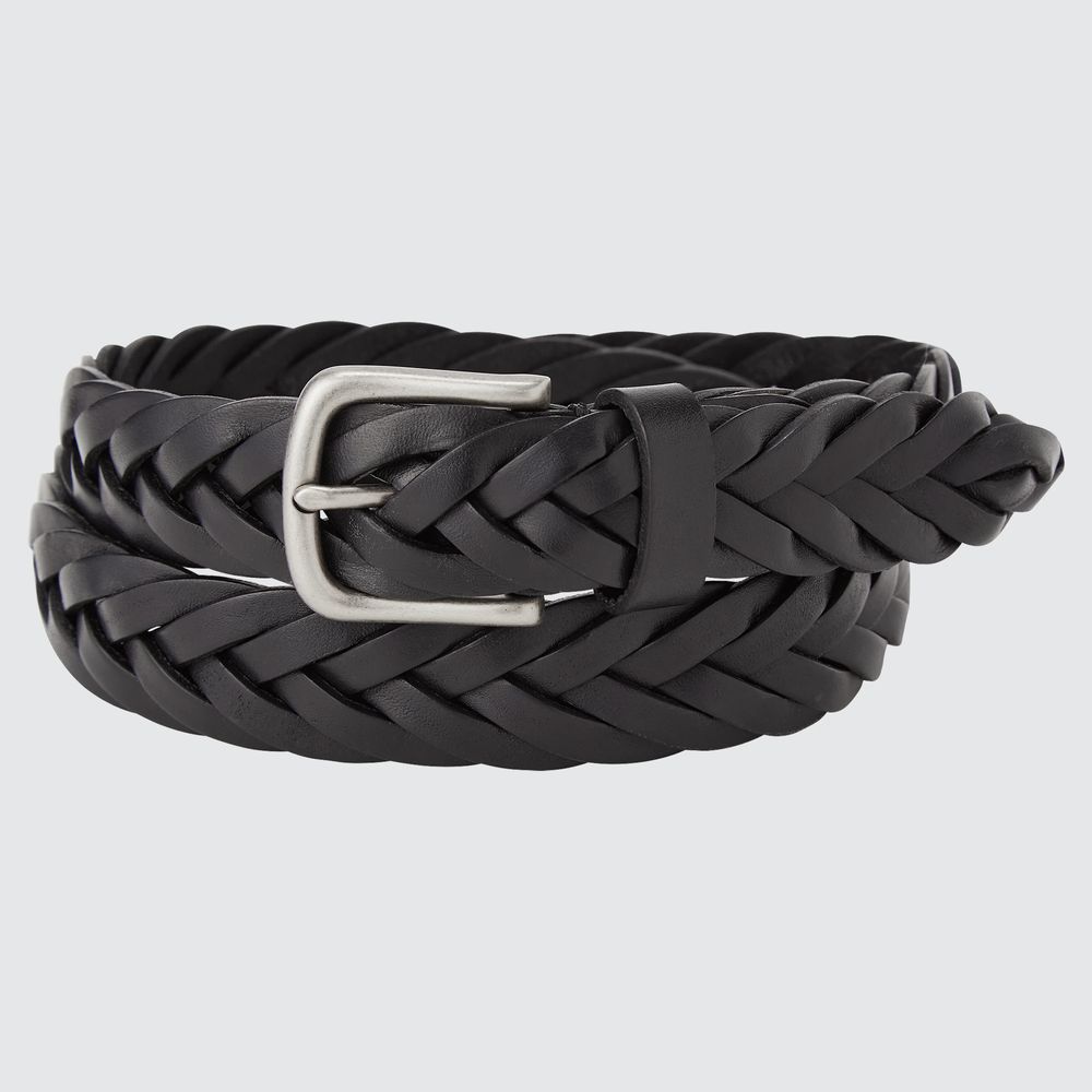 NEIGHBORHOOD LEATHER MESH BELT-