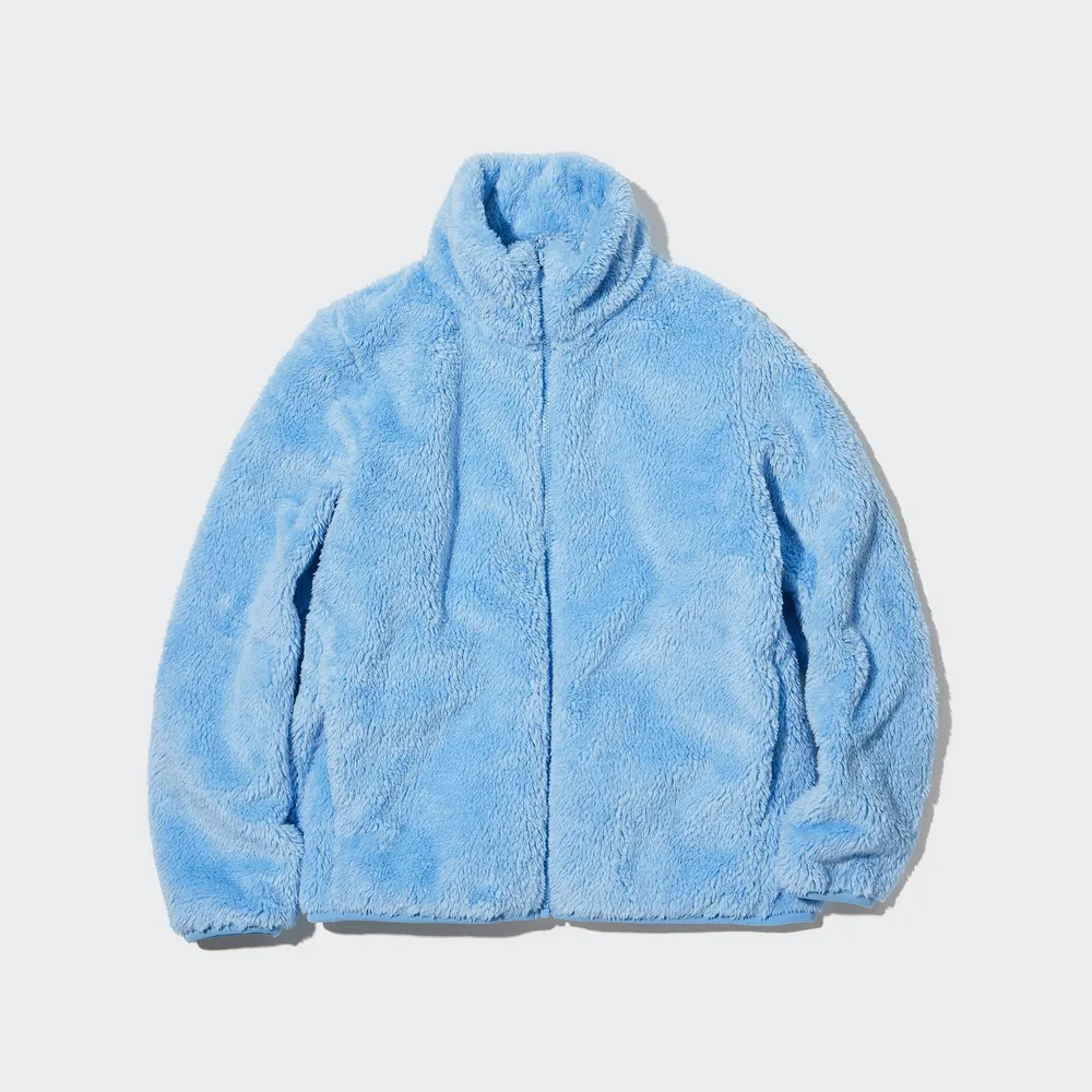 Fluffy hot sale pullover jacket