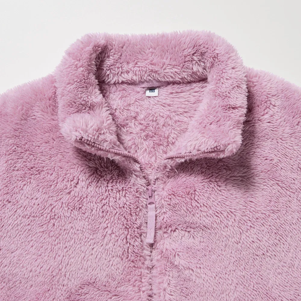 Pink on sale fuzzy fleece