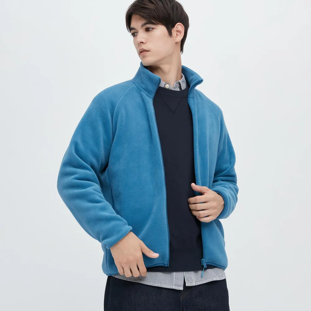 Fleece hot sale cardigan uniqlo