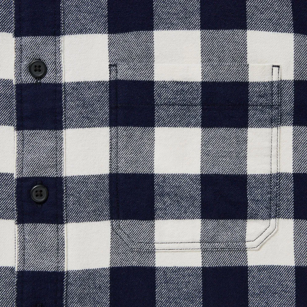 UNIQLO FLANNEL CHECKED SHIRT REGULAR COLLAR | Coquitlam Centre