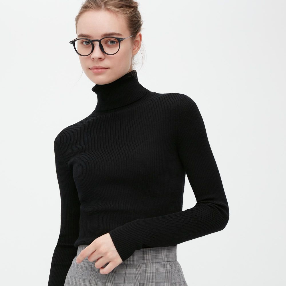 UNIQLO EXTRA FINE MERINO RIBBED TURTLENECK SWEATER | Coquitlam Centre