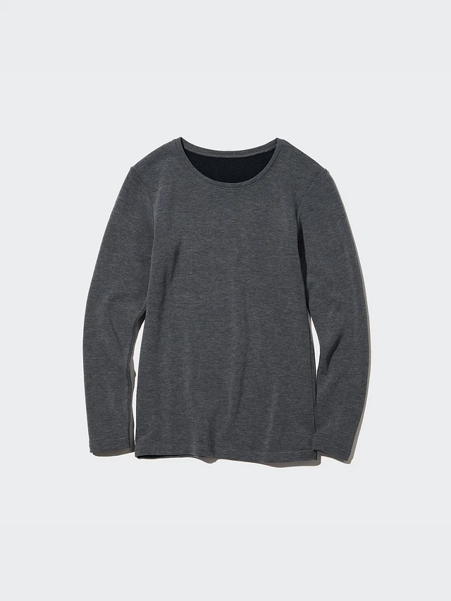 UNIQLO HEATTECH 長袖アンダーシャツ 120サイズ 黒白 4枚 - メルカリ