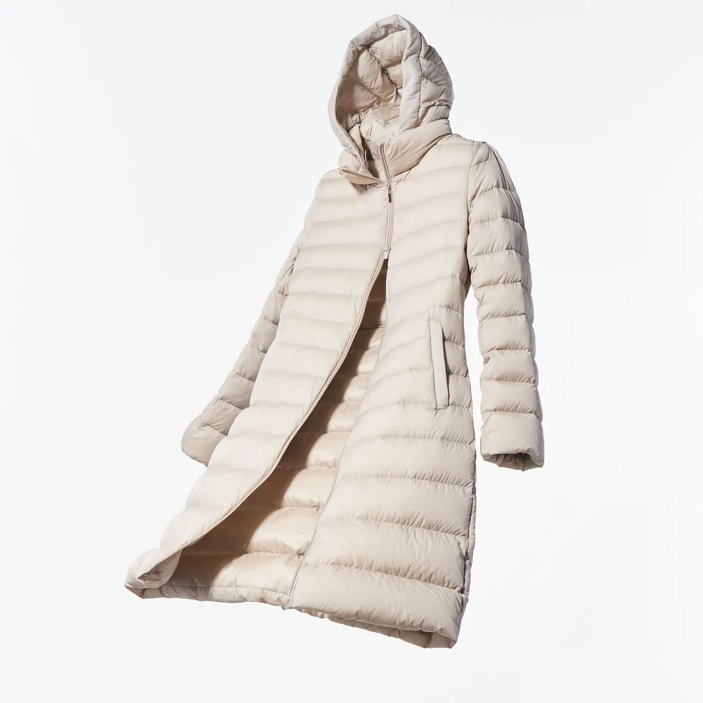 Ultra long down on sale coat