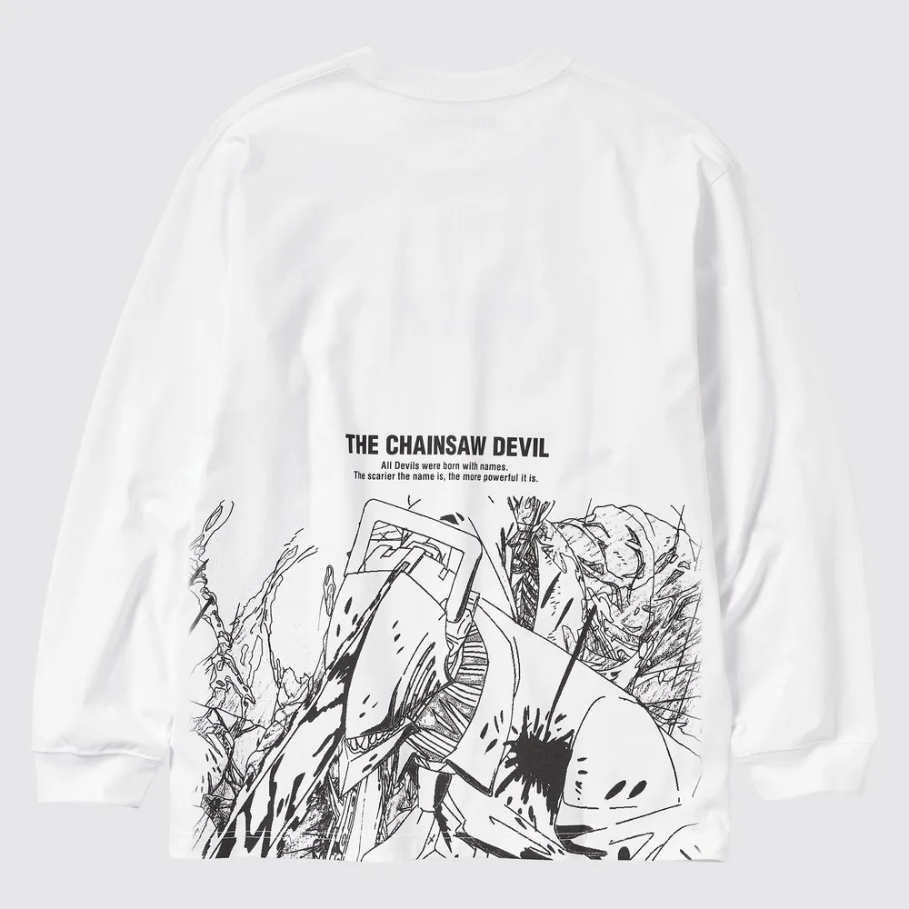 UNIQLO CHAINSAW MAN UT (LONG SLEEVE GRAPHIC T-SHIRT) | Yorkdale Mall