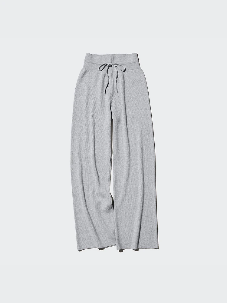 UNIQLO Washable Knit Ribbed Pants | Pike and Rose