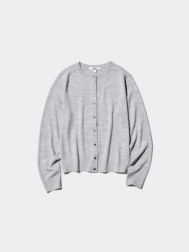 UNIQLO Merino Cardigan | Pike and Rose