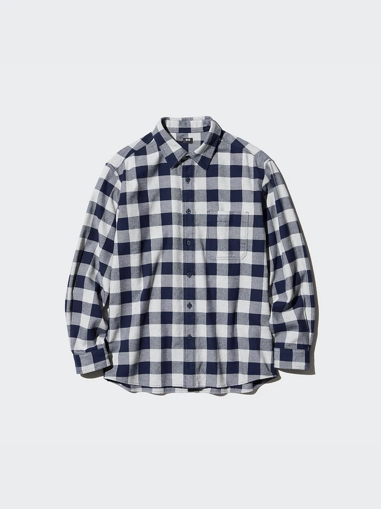 UNIQLO FLANNEL CHECKED LONG SLEEVE SHIRT | Scarborough Town UNIQLO FLANNEL CHECKED LONG SLEEVE SHIRT | Scarborough Town