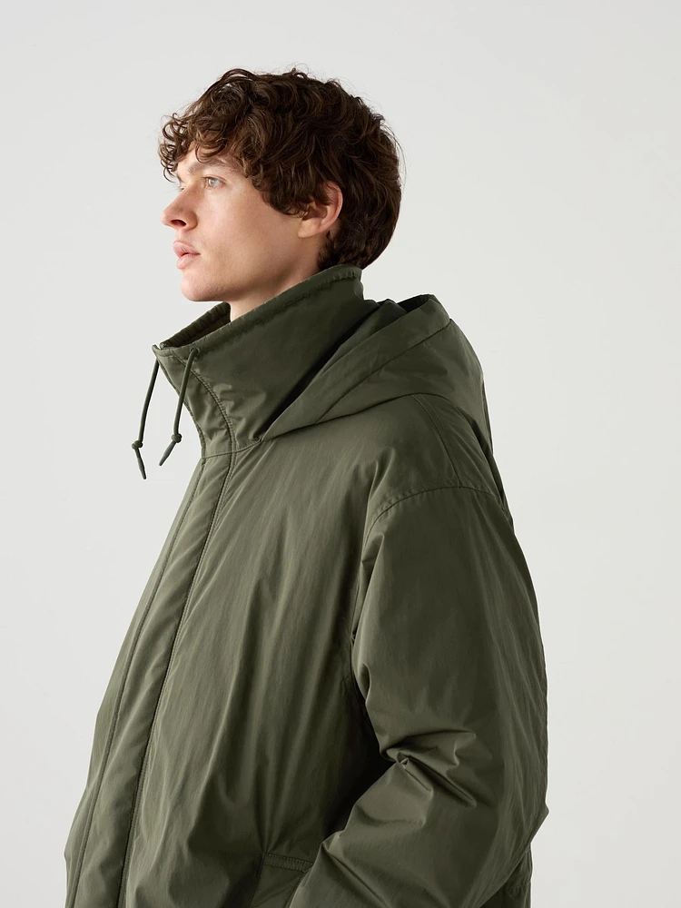 UNIQLO Hooded Coat | Pike and Rose