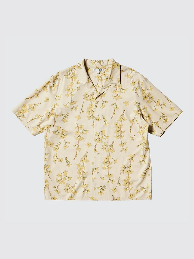 UNIQLO Open Collar Shirt | Short Sleeve | Pike and Rose UNIQLO Open Collar Shirt | Short Sleeve | Pike and Rose