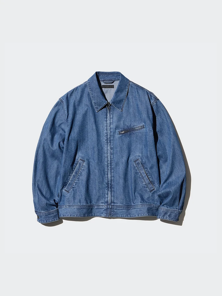 UNIQLO Zip-Up Blouson (Denim) | King's Cross
