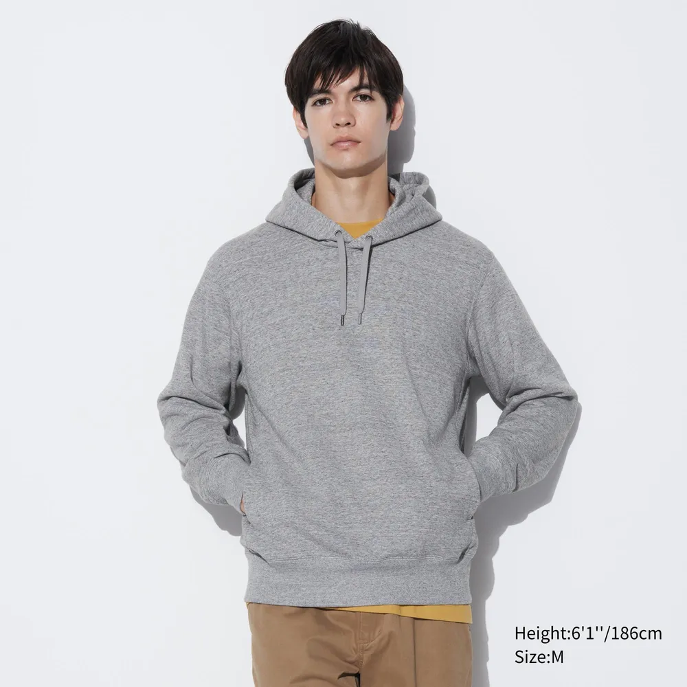 Grey hoodie online uniqlo