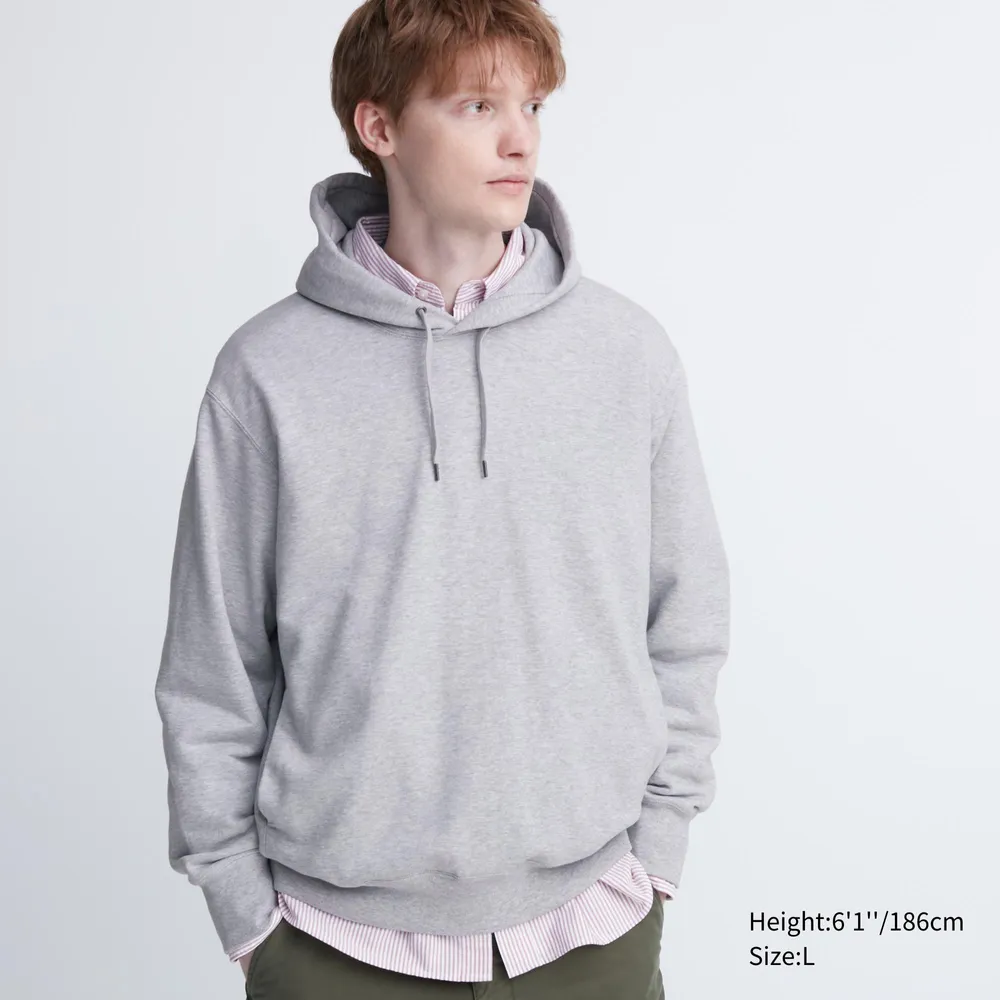 Grey hoodie uniqlo sale