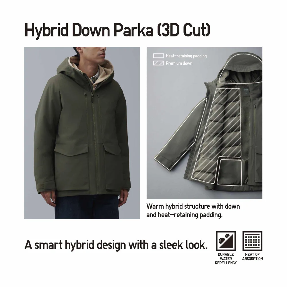 HYBRID DOWN PARKA (3D CUT)