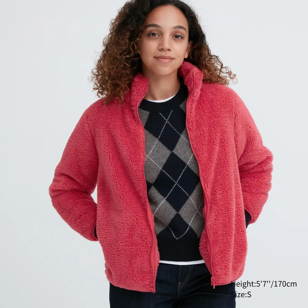 Fluffy yarn 2025 fleece jacket