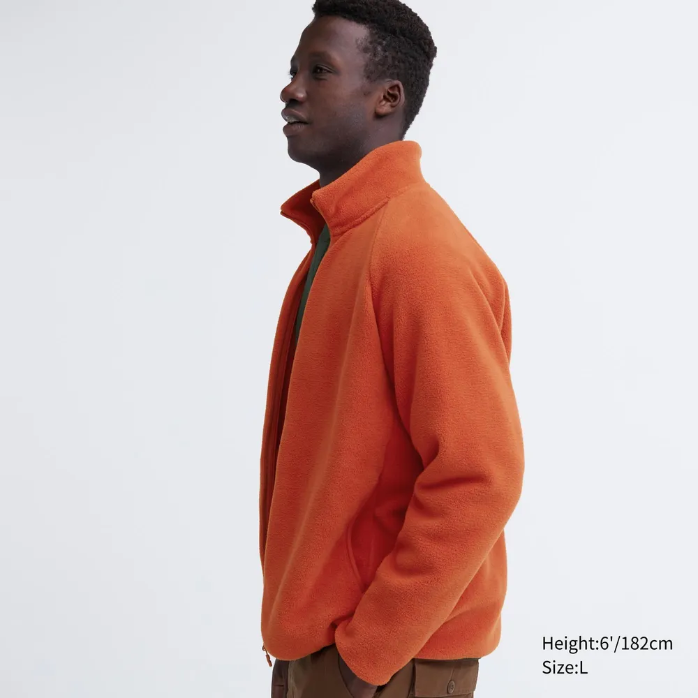 Uniqlo shop orange jacket