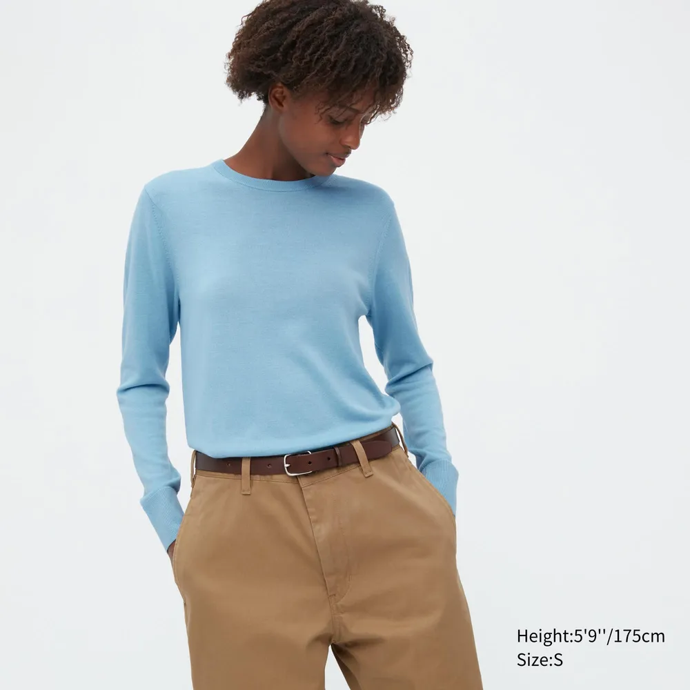 UNIQLO EXTRA FINE MERINO CREW NECK SWEATER | Square One