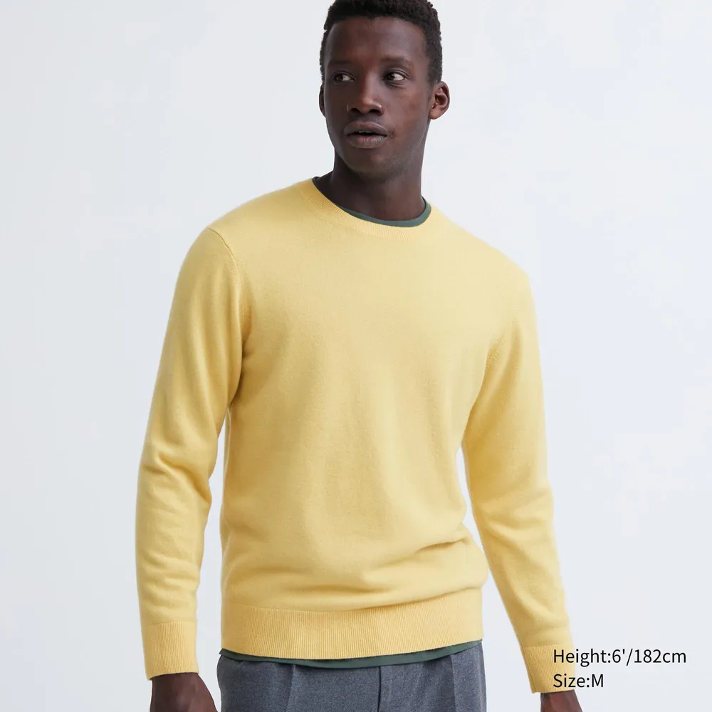 Uniqlo shop yellow sweater