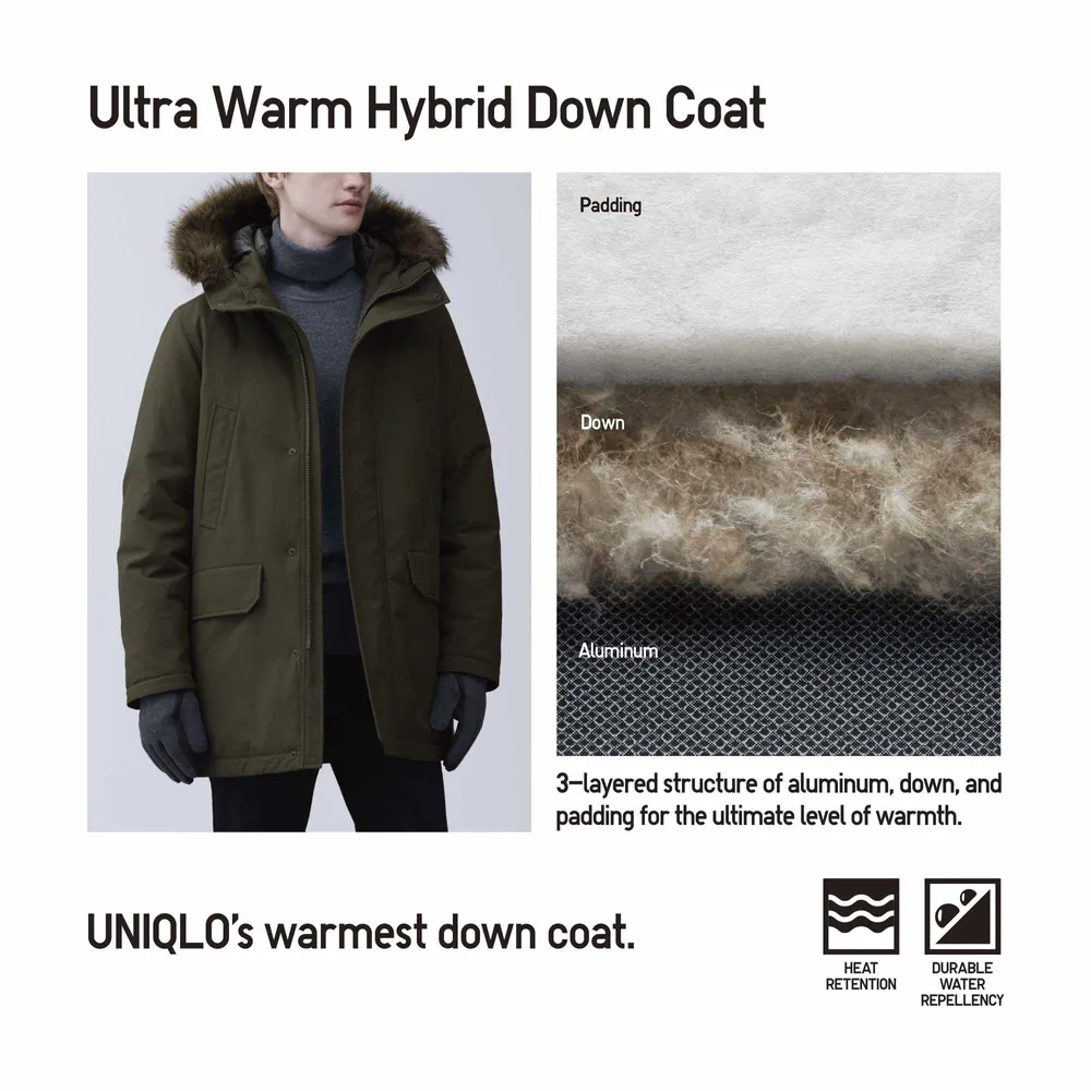 Men ultra store warm down coat