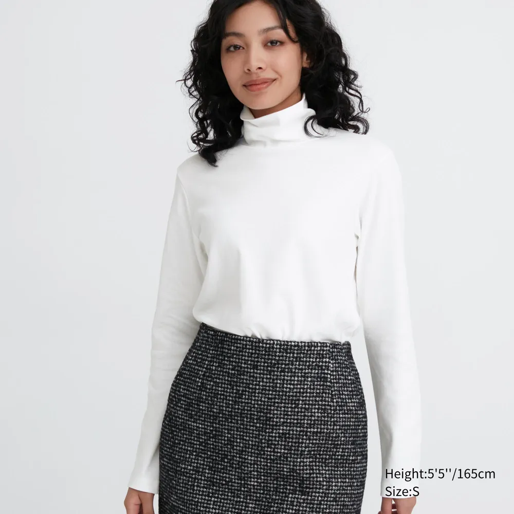 Long sleeve clearance cotton turtleneck