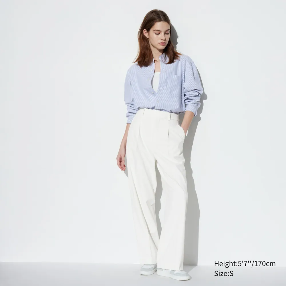 UNIQLO PLEATED WIDE PANTS | Coquitlam Centre