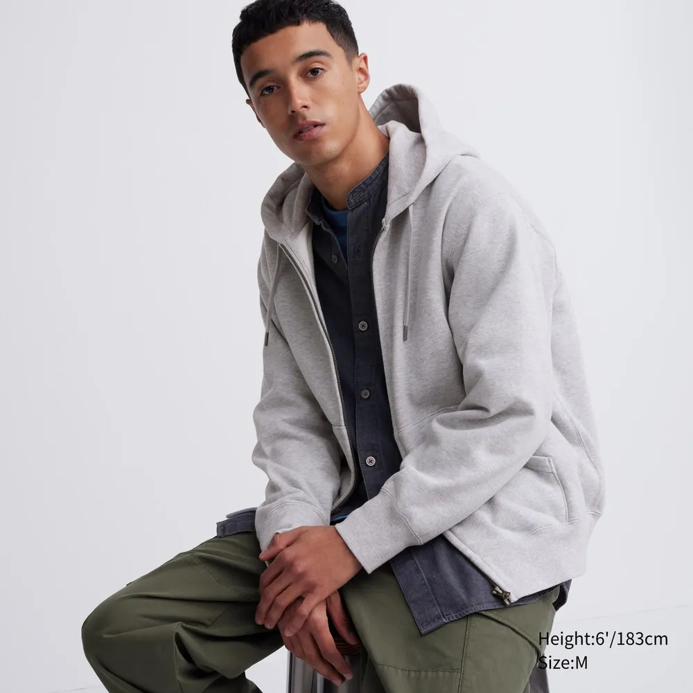 UNIQLO SWEAT LONG SLEEVE FULL-ZIP HOODIE | Coquitlam Centre