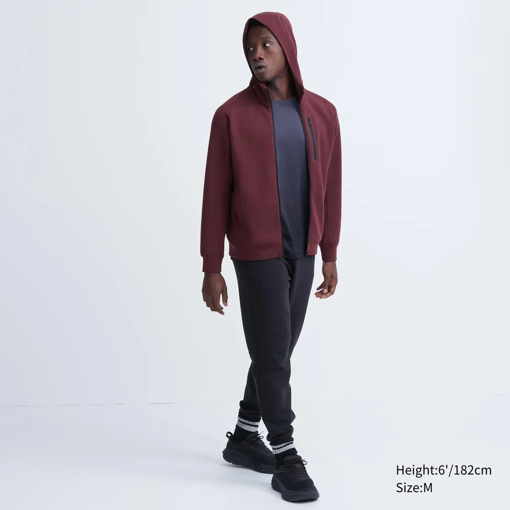 Uniqlo long clearance sleeve hooded sweatshirt