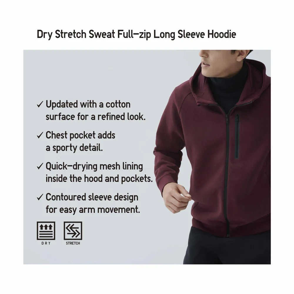 Dry stretch outlet hoodie