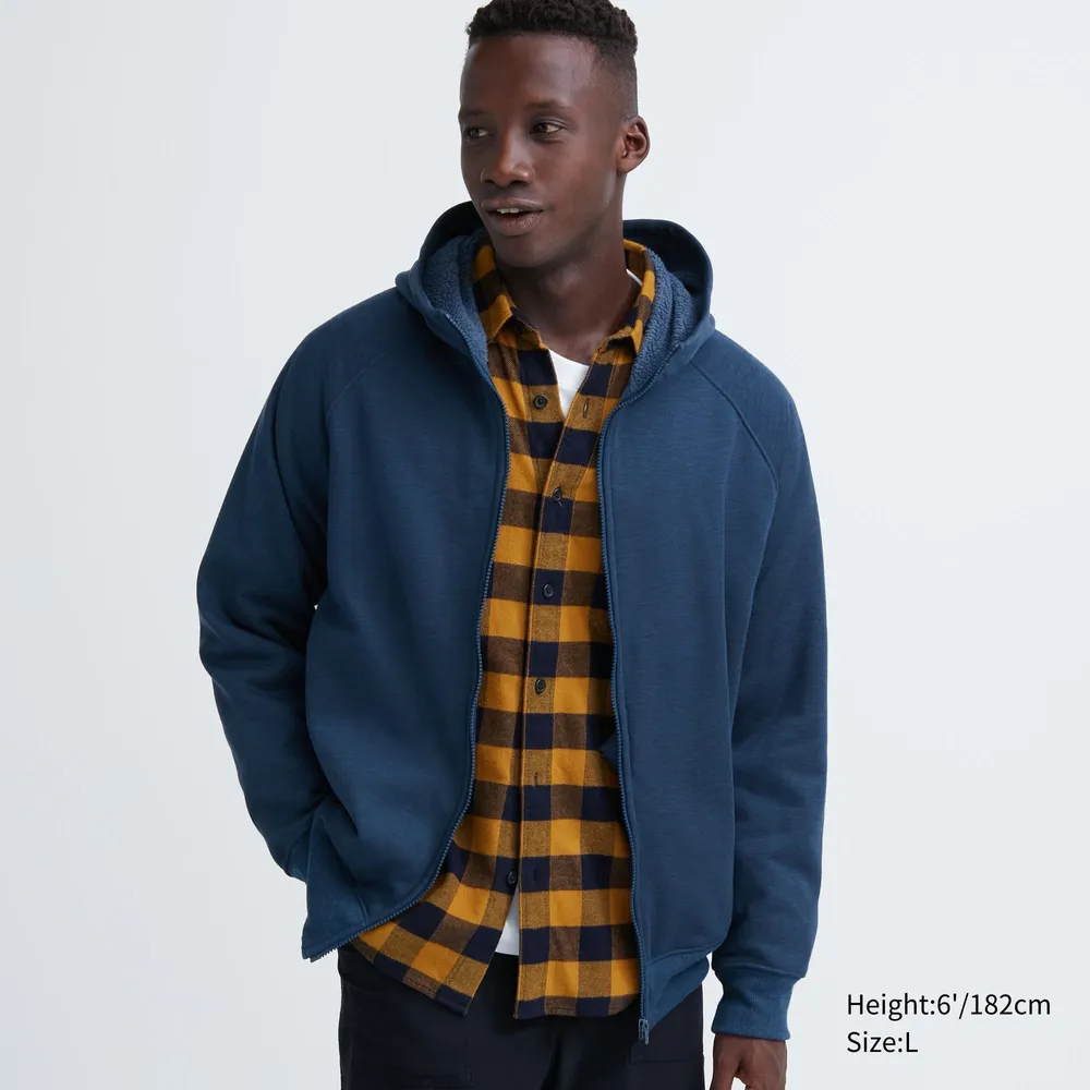 UNIQLO HEATTECH PILE LINED SWEAT FULL-ZIP HOODIE | Square One