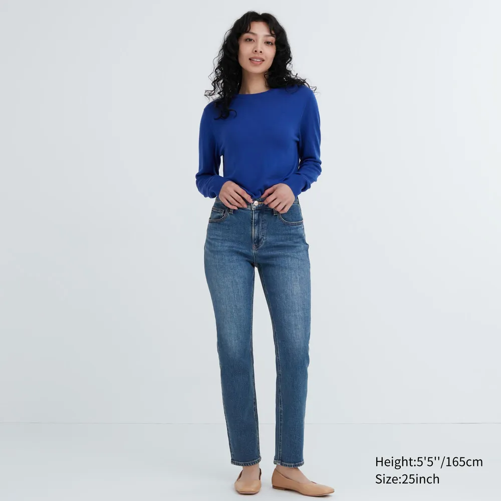 Uniqlo straight best sale leg jeans