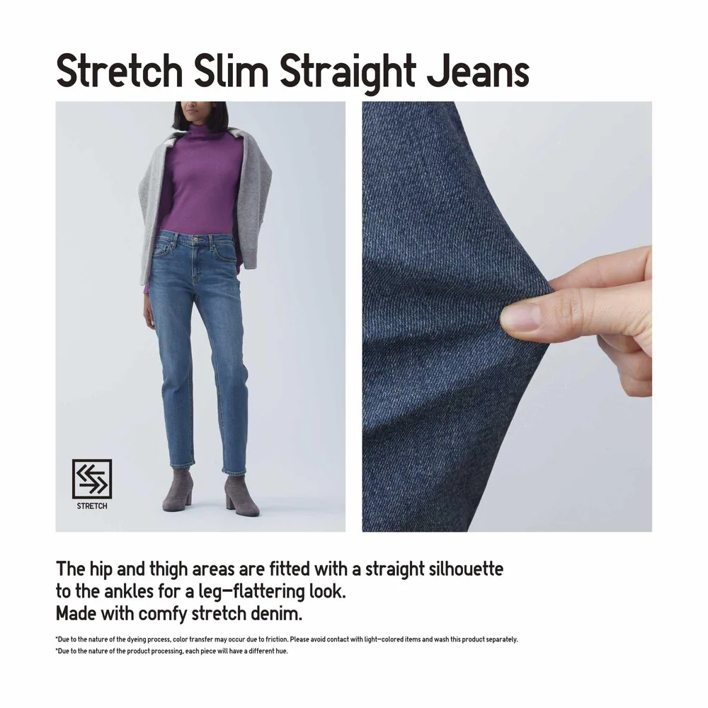 Jean store slim uniqlo