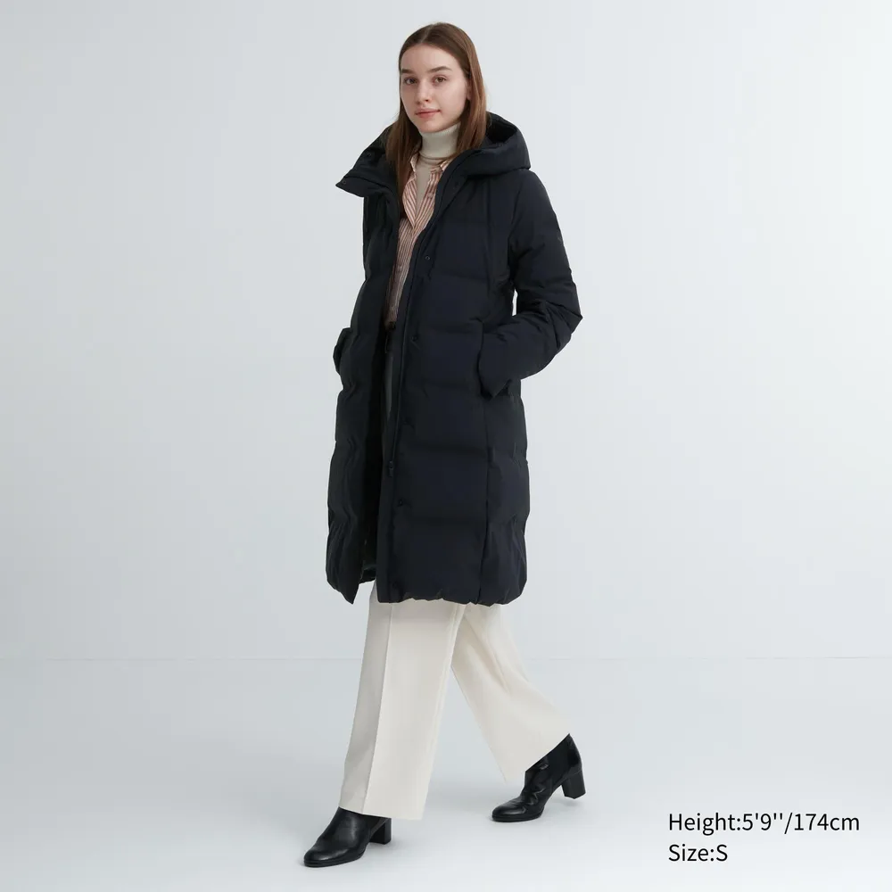 Seamless down 2025 long coat