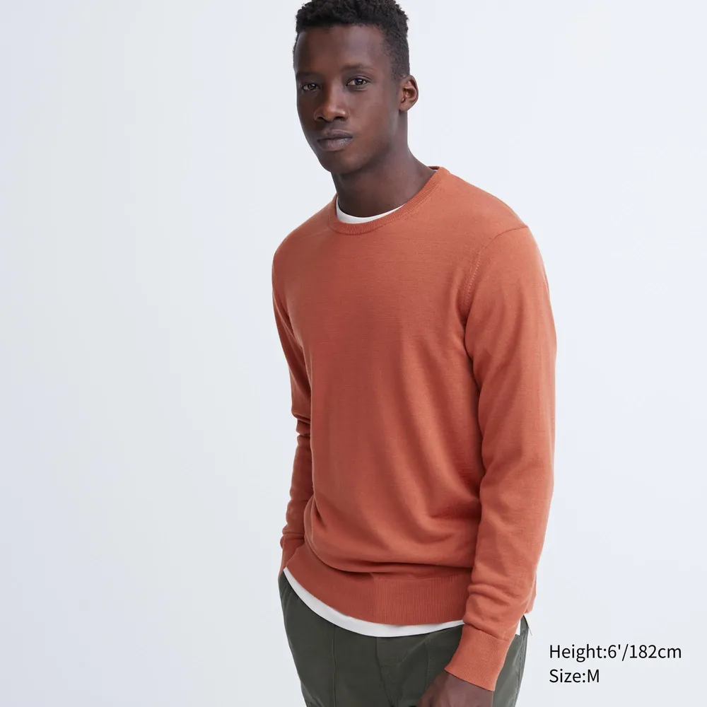 Uniqlo mens outlet crew neck sweater