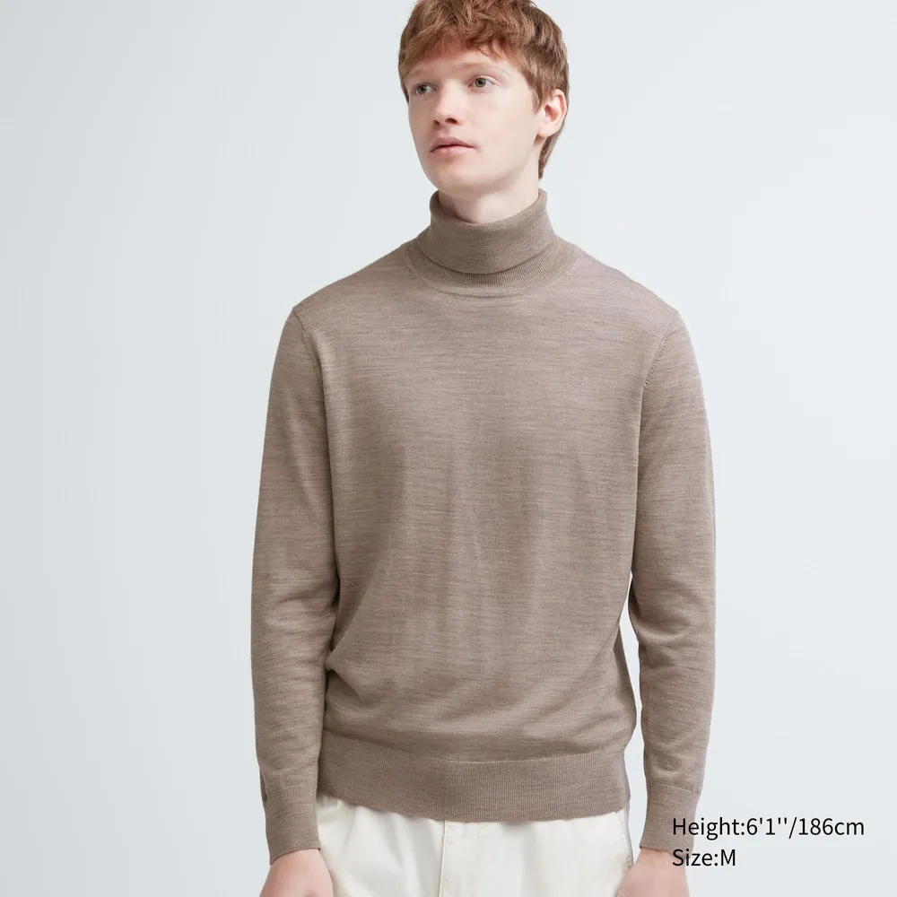 Uniqlo men's cheap cashmere turtleneck