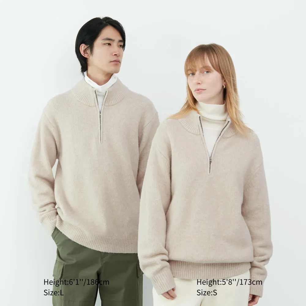 Uniqlo half outlet zip sweater