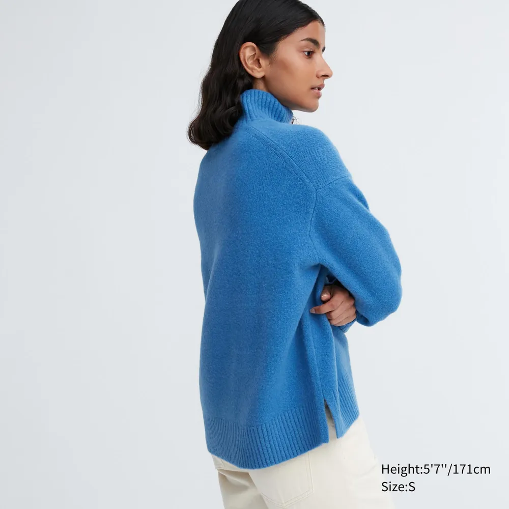 High neck 2024 long sleeve sweater