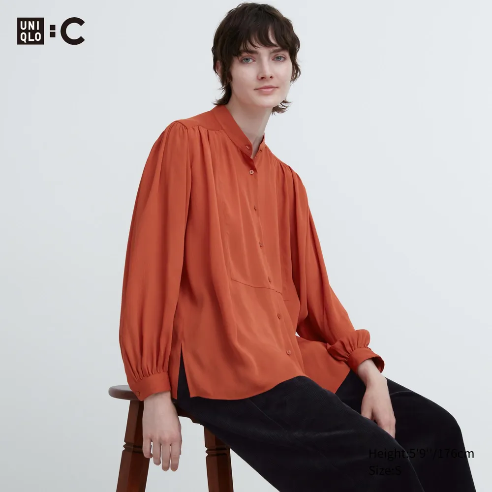 UNIQLO VOLUME LONG SLEEVE BLOUSE (UNIQLO : C) | Coquitlam Centre