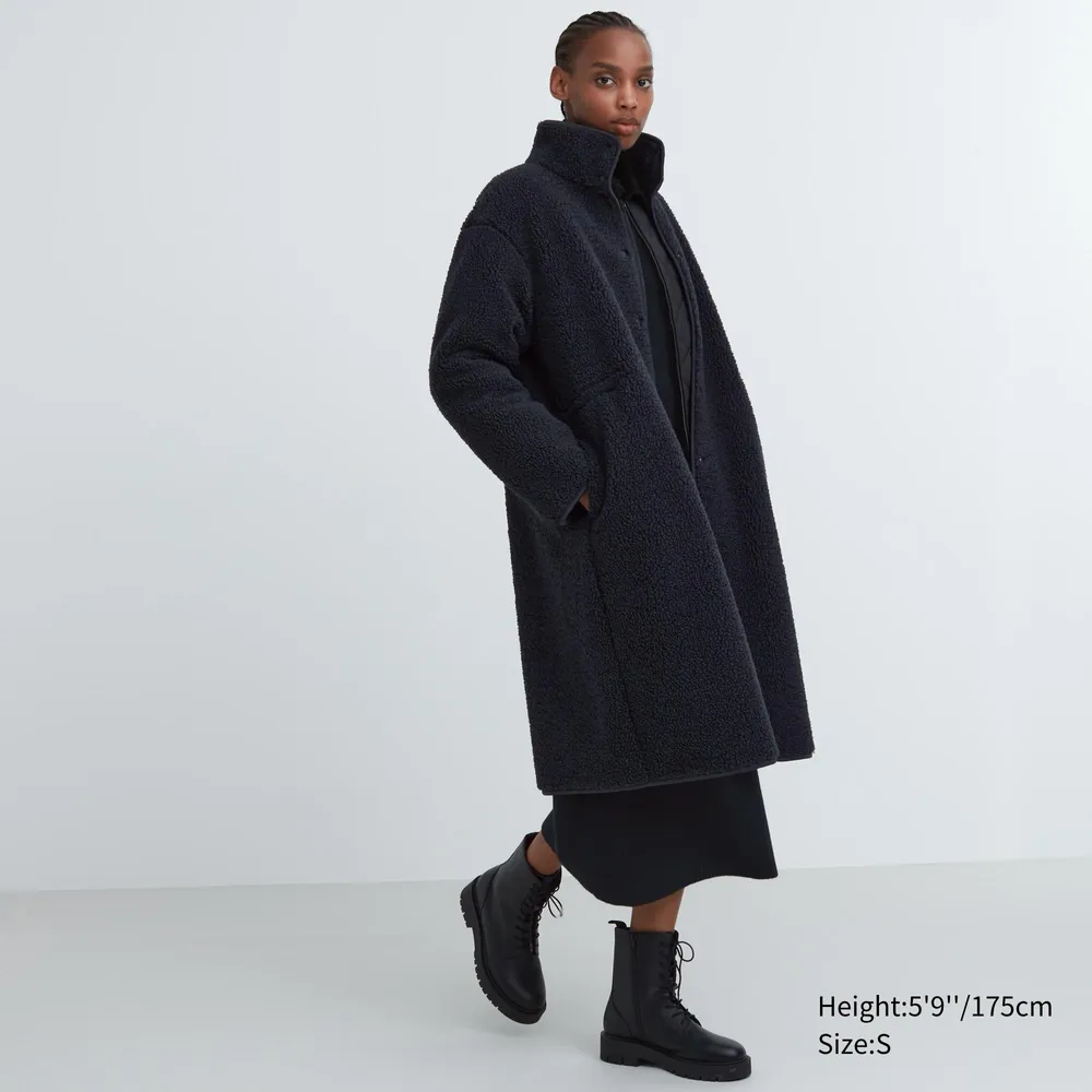 Pile lined hotsell fleece coat